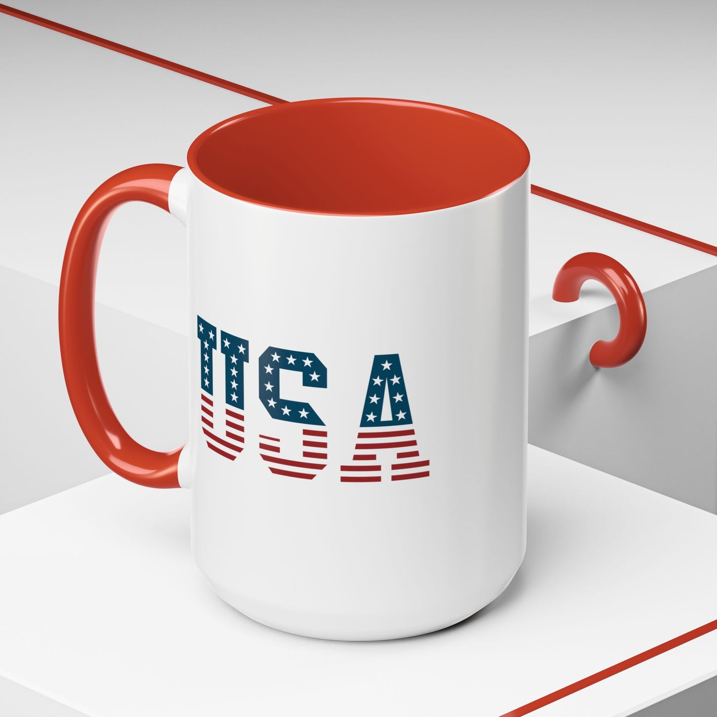 4th of July Mug - USA American Flag