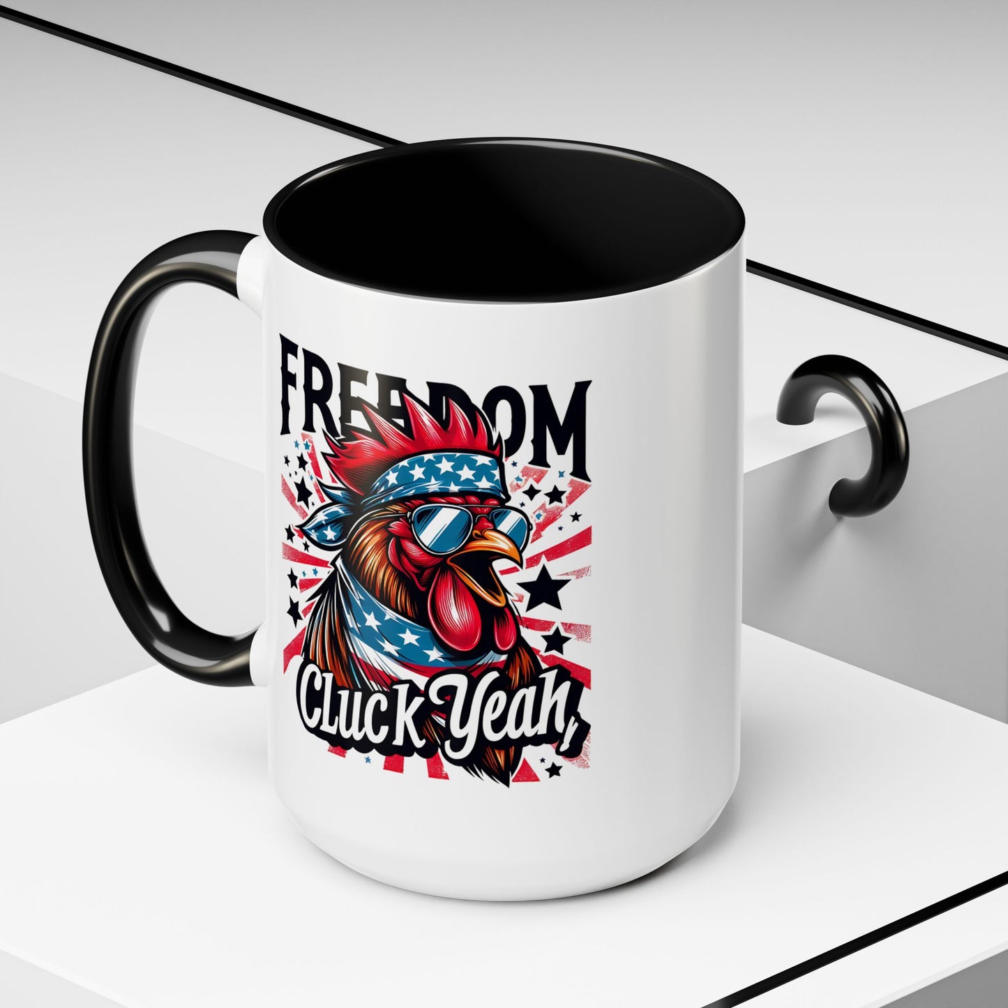 4th of July Mug - Freedom Cluck Yeah!