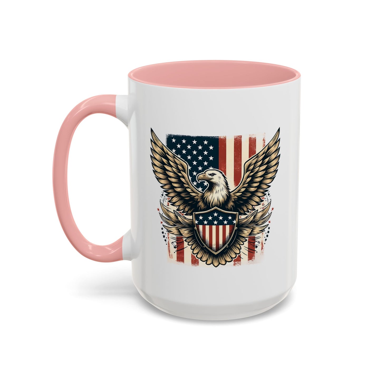 4th of July Mug - American Bald Eagle Flag 9