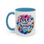 Wellness Mug - Love More Worry Less Circle