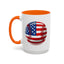4th of July Mug - Baseball American Flag