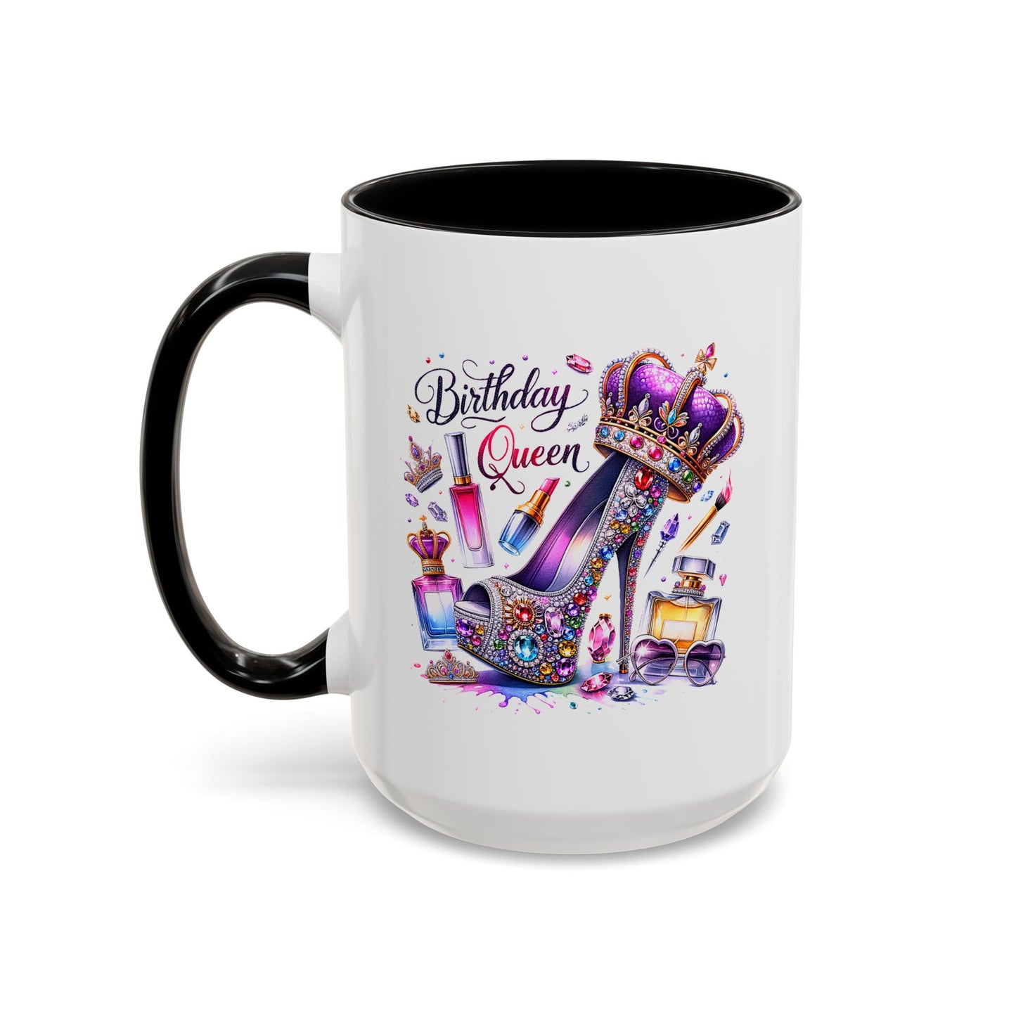 Birthday Mug - Birthday Queen Glitter