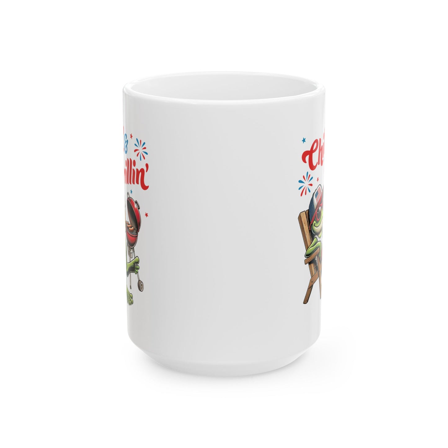 4th of July Mug - Chillin' & Grillin'