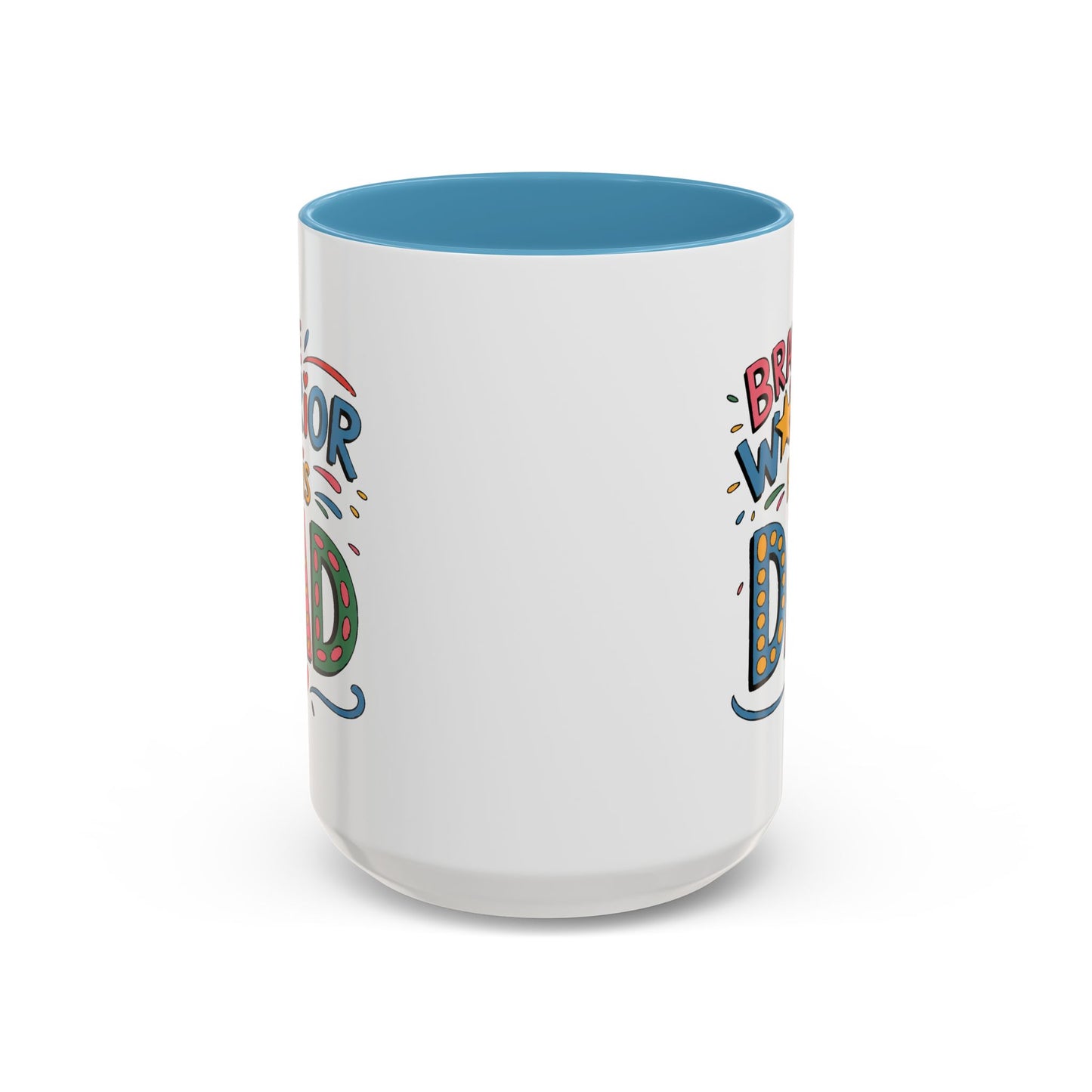 Father's Day Mug - Dad Brave Warrior