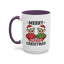 Christmas Mug - Merry Christmas Black Text Owls