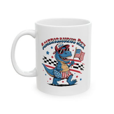 4th of July Mug - Amerisaurus Rex