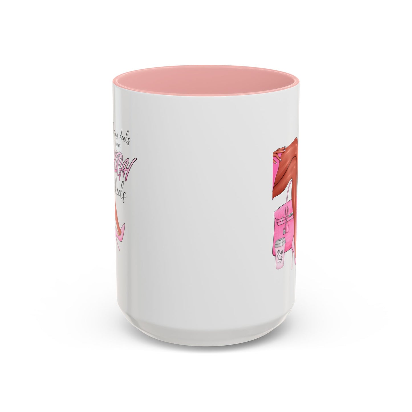 Humor Mug - Closing Deals in High Heels