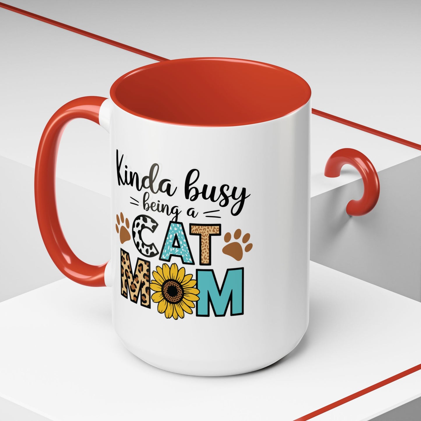 Animal Mug - Kinda Busy Being a Cat Mom