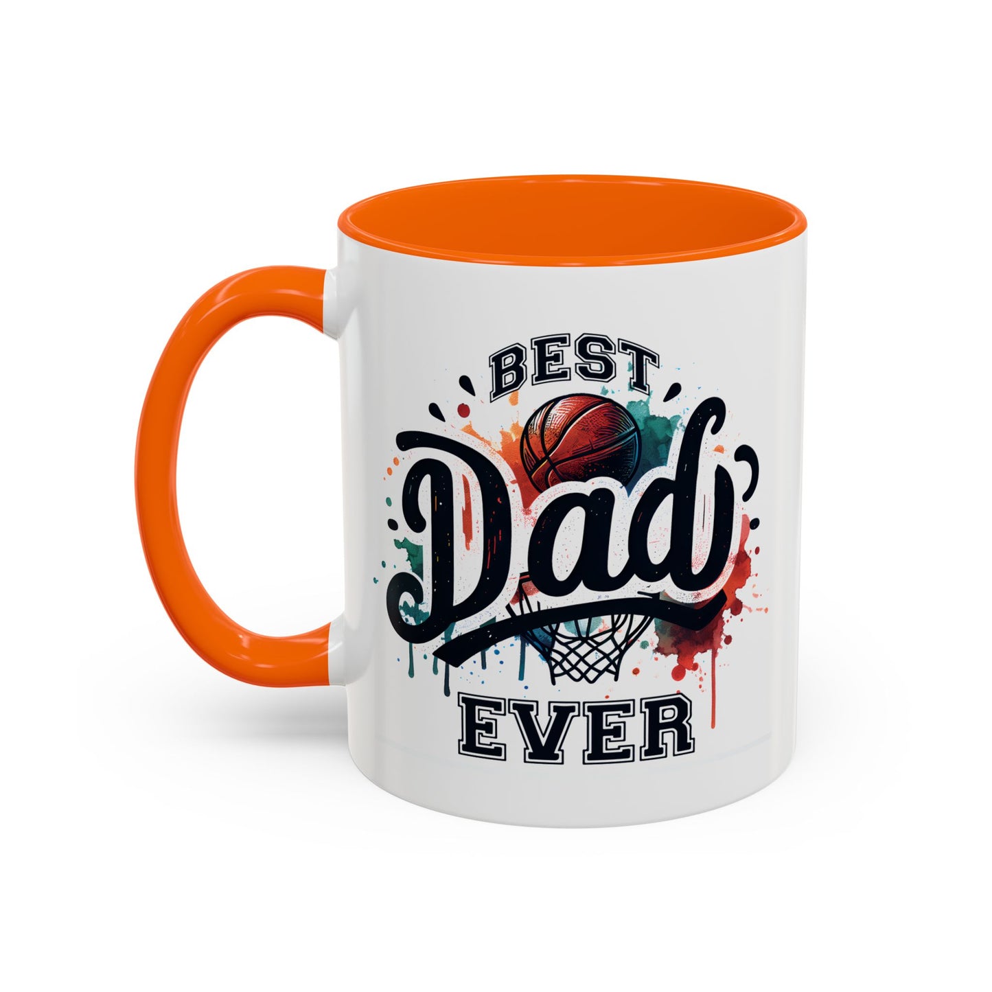 Father's Day Mug - Best Dad Ever Basketball