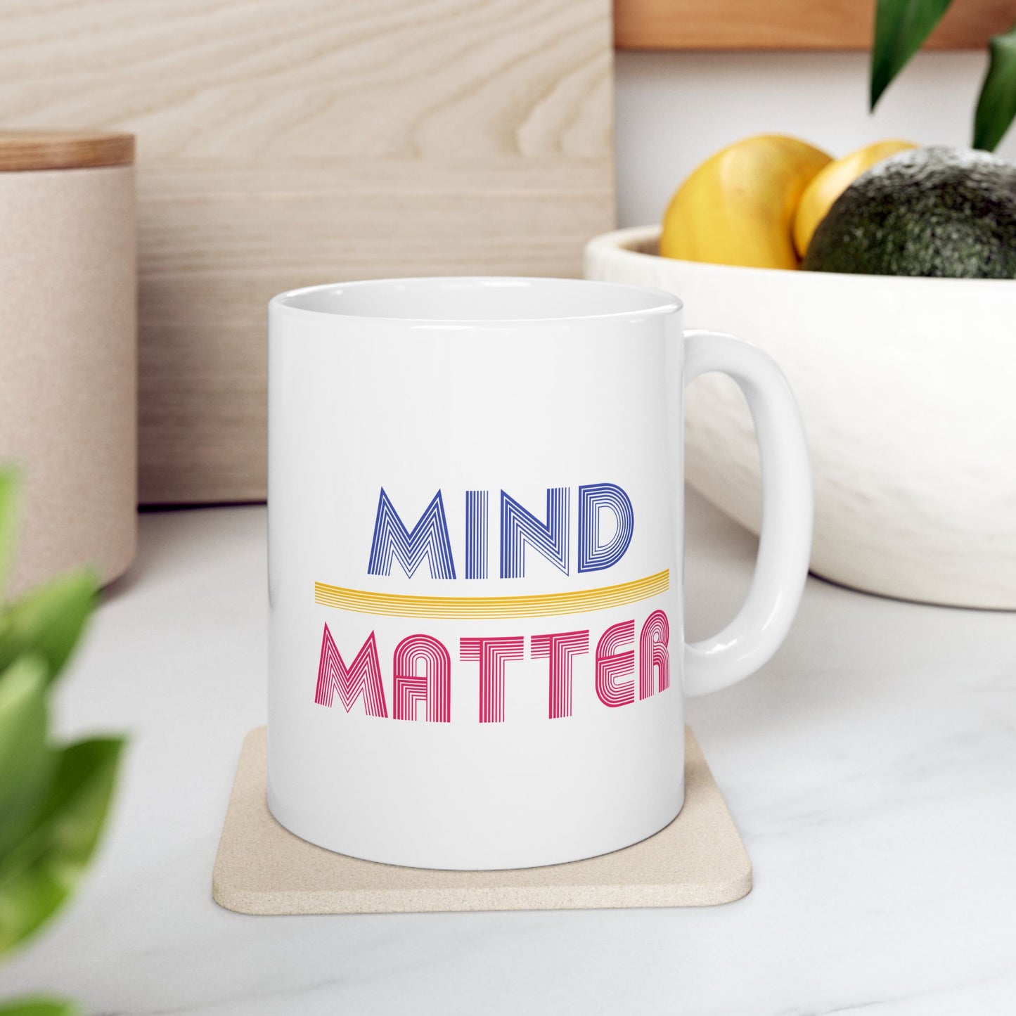 Wellness Mug - Mind Over Matter Retro
