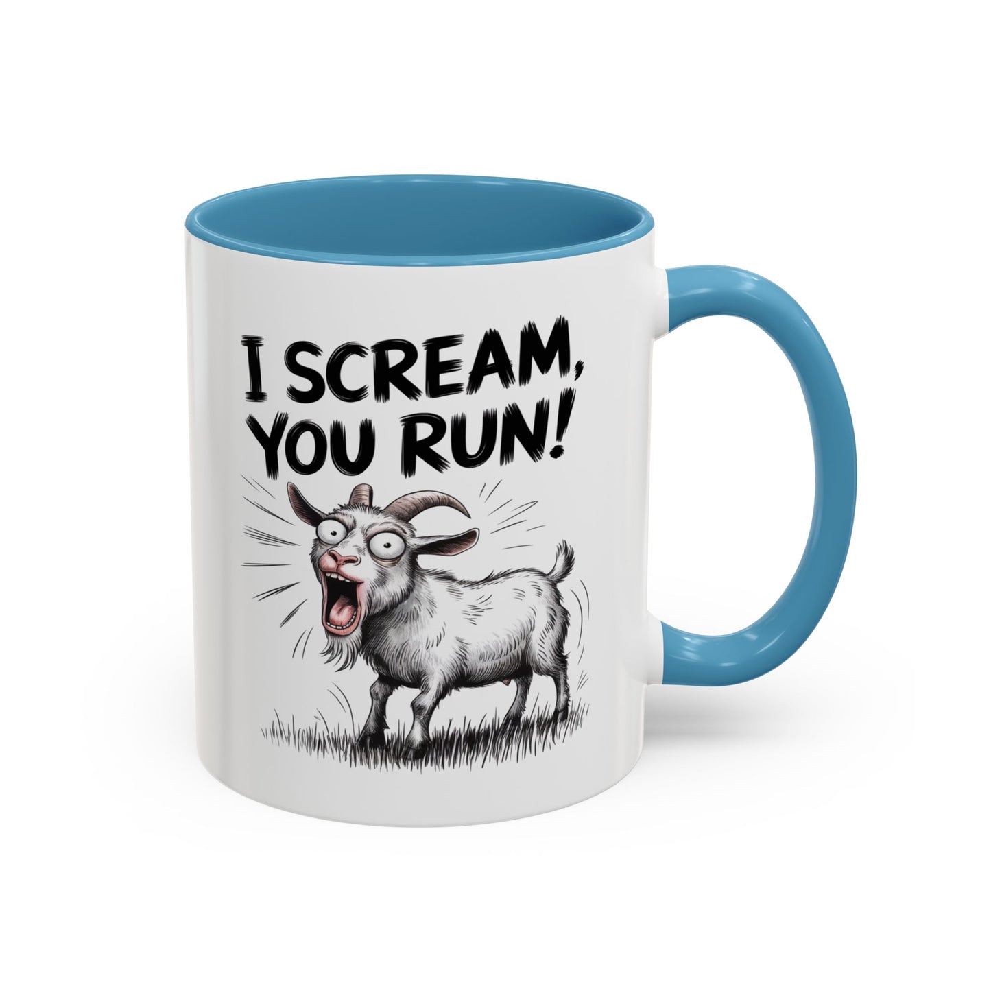 Humor Mug - I Scream, You Run