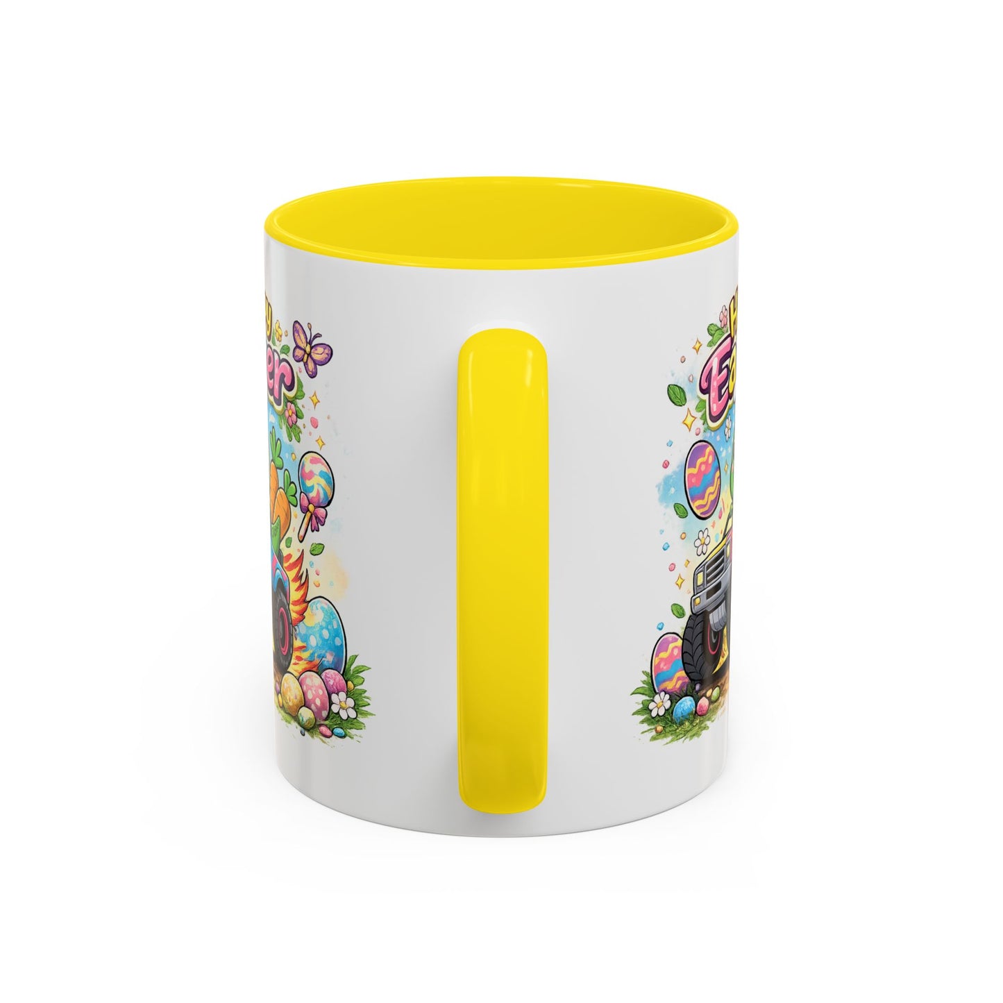 Easter Mug - Dinosaur Monster Truck