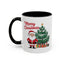 Christmas Mug - Merry Christmas Red Text Santa Tree Presents