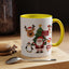 Christmas - Merry Christmas White Text Santa Reindeer Penguin Fox