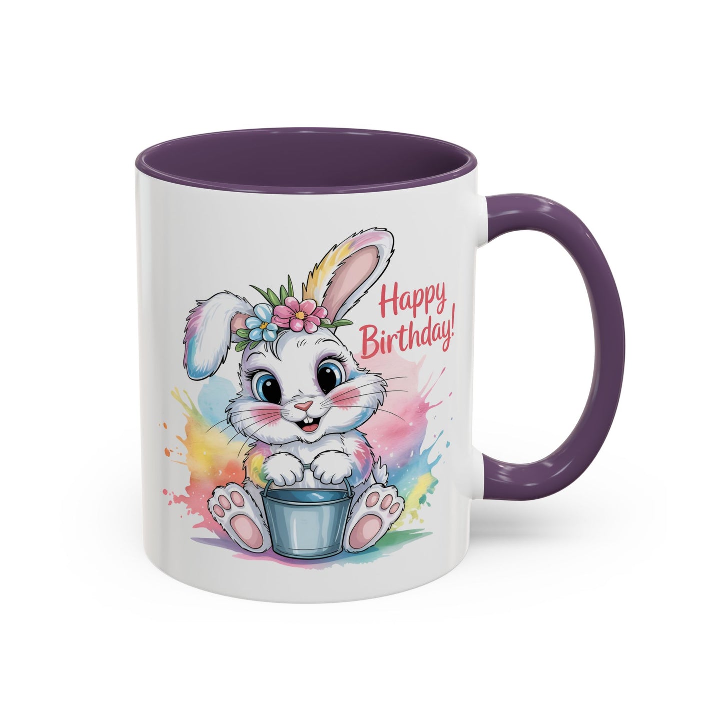Birthday Mug - Happy Birthday Cute Bunny