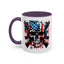 4th of July Mug - Skull With American Flag