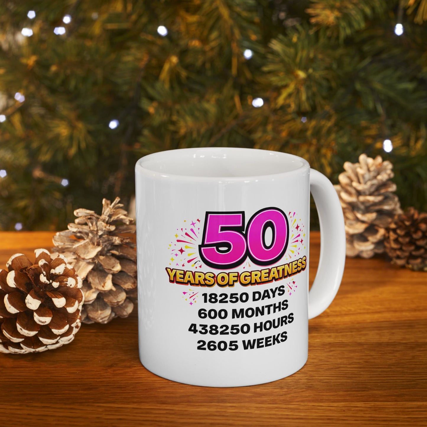 Birthday Mug - 50 Years of Greatness