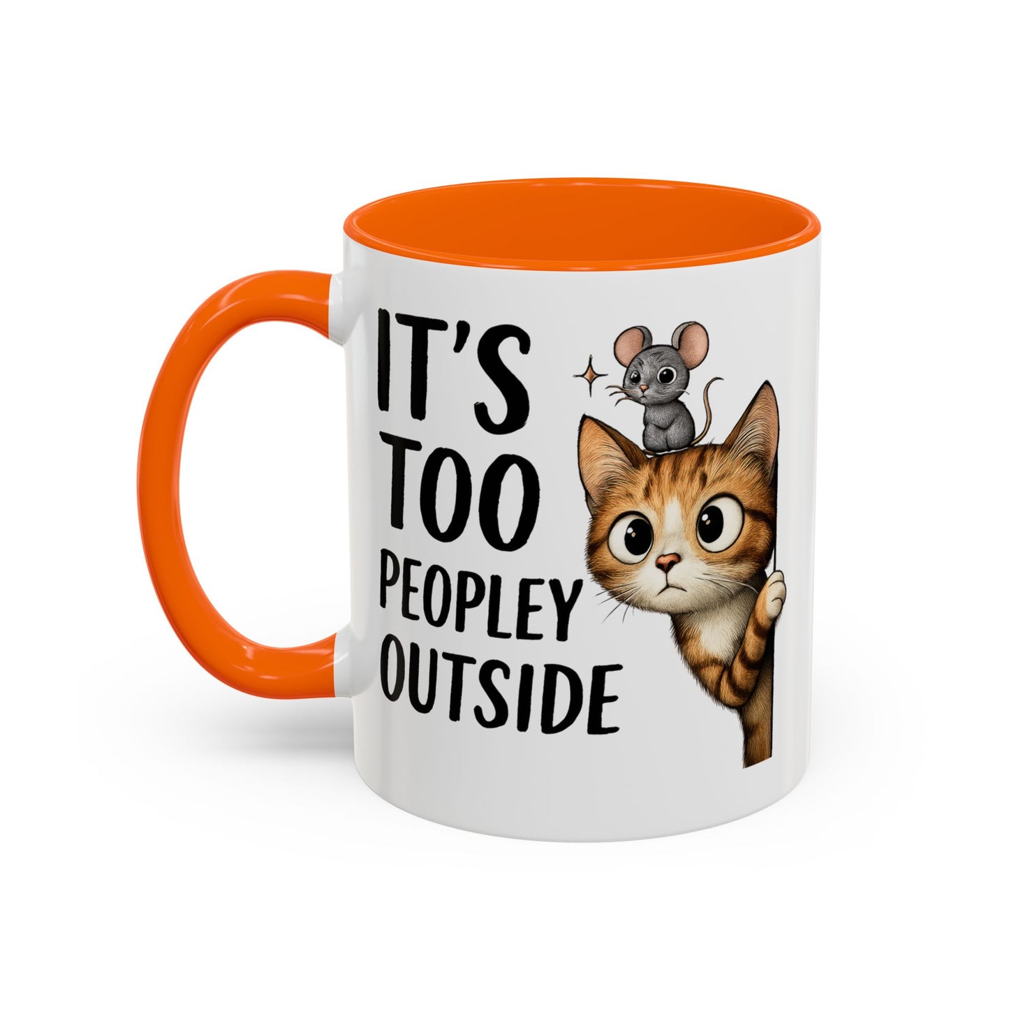 Animal Mug - It's Too Peopley Outside
