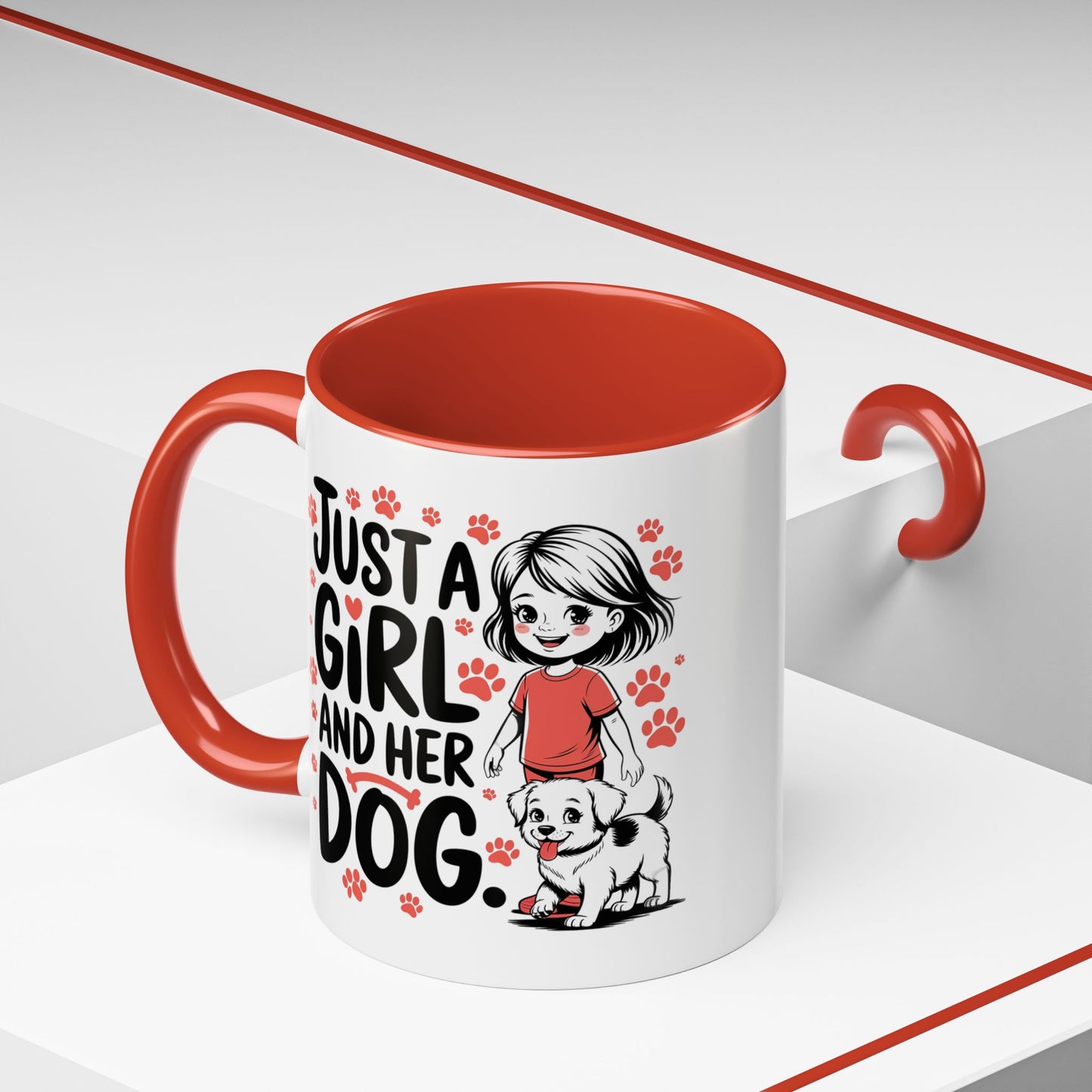 Animal Mug - Just a Girl and Her Dog