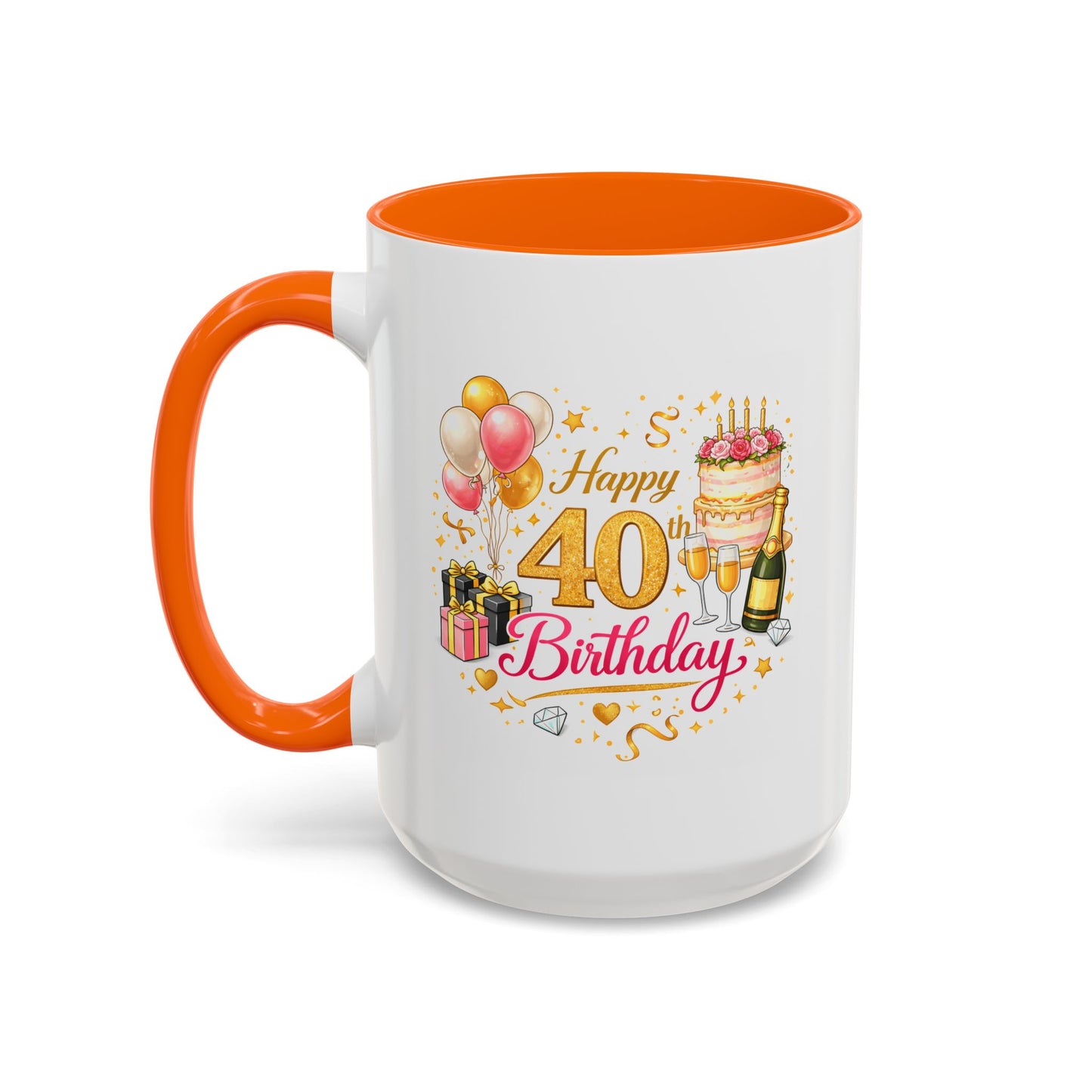 Birthday Mug - Happy 40th