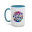 Wellness Mug - Love More Worry Less Circle