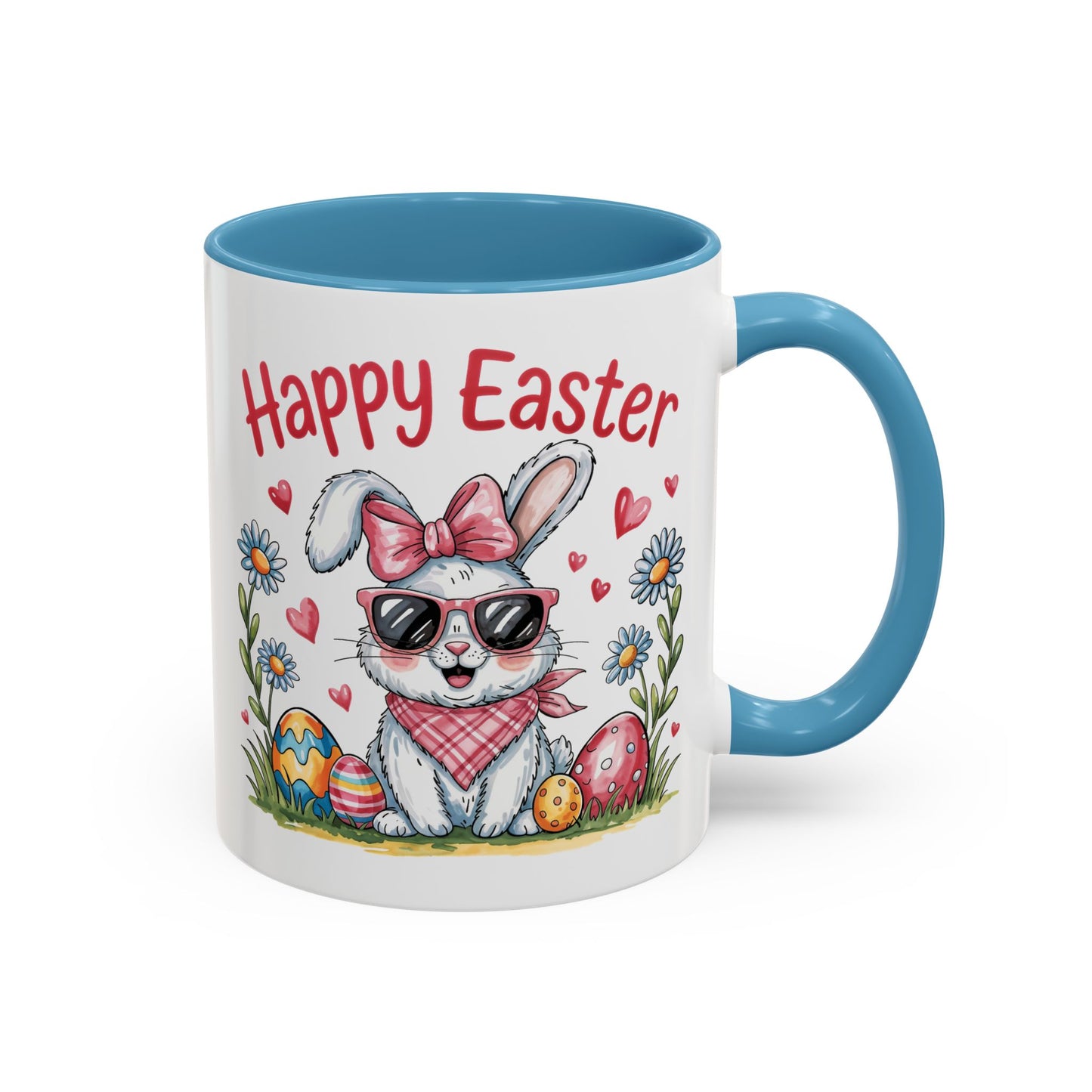 Easter Mug - Happy Easter Cool Bunny