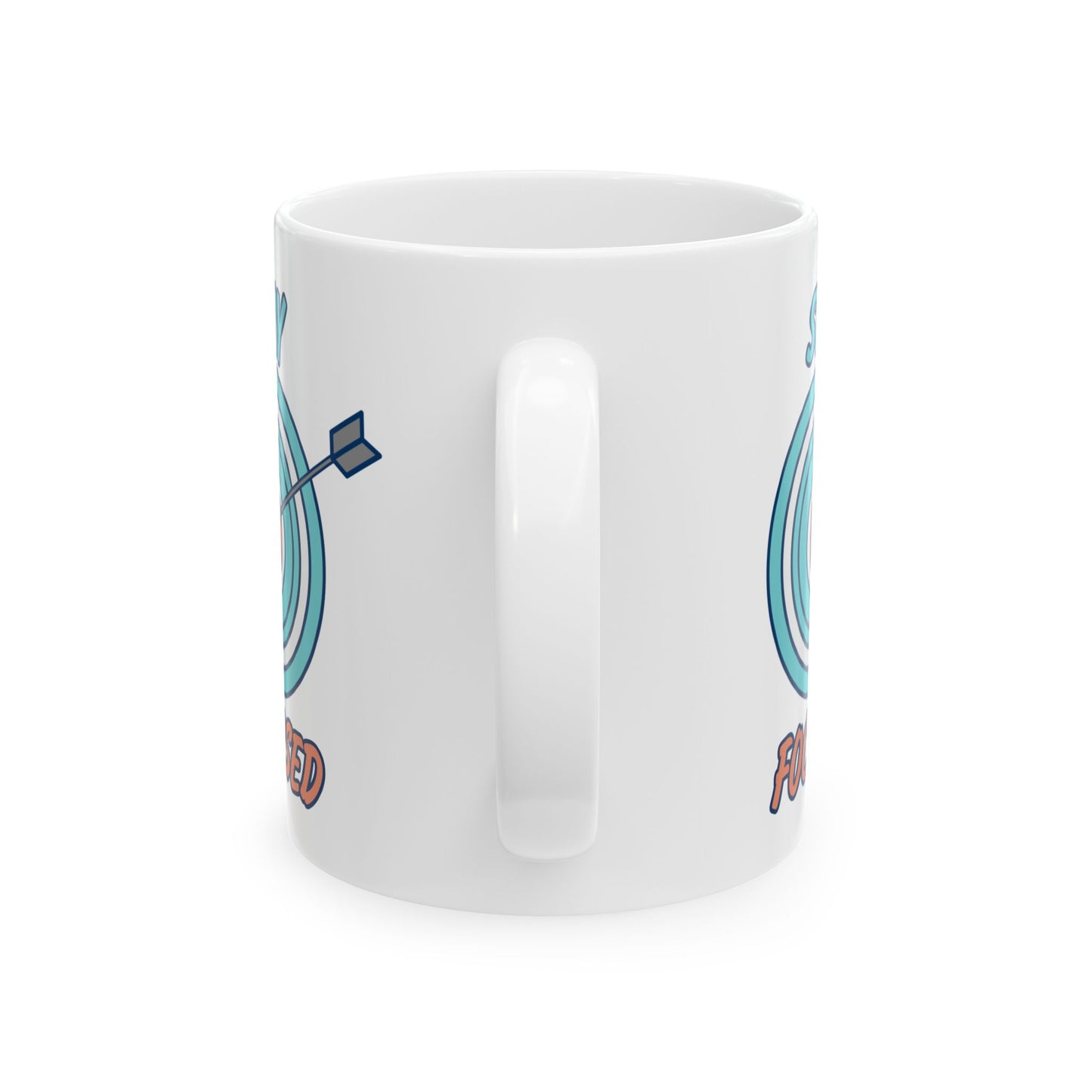 Motivation Mug - Stay Focused Arrow