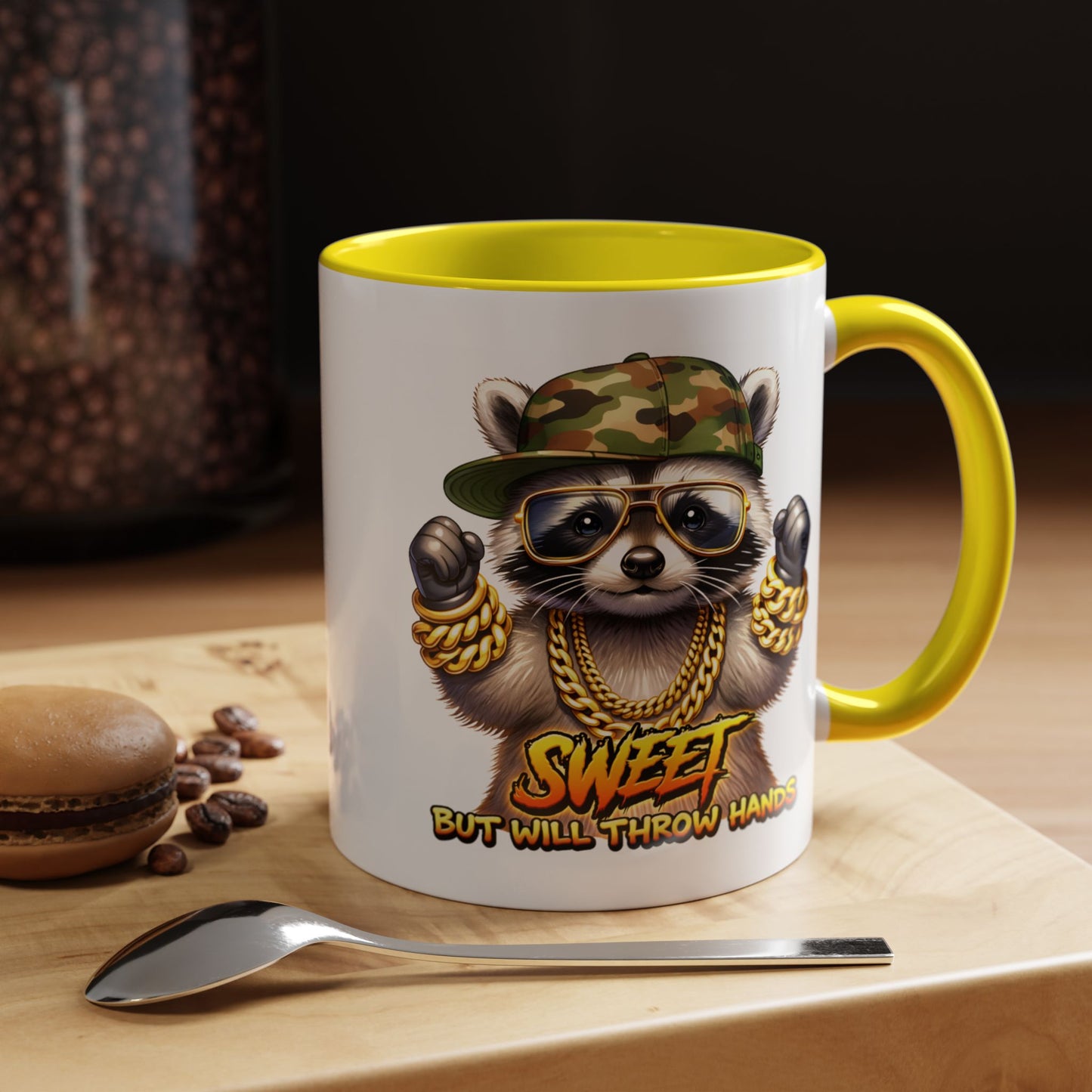 Humor Mug - Sweet But Will Throw Hands