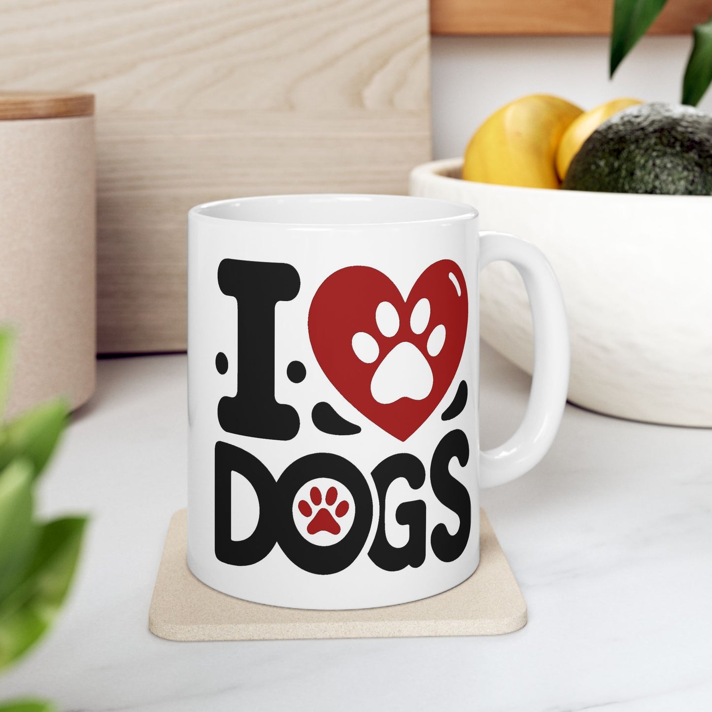 Animal Mug - I Love Dogs