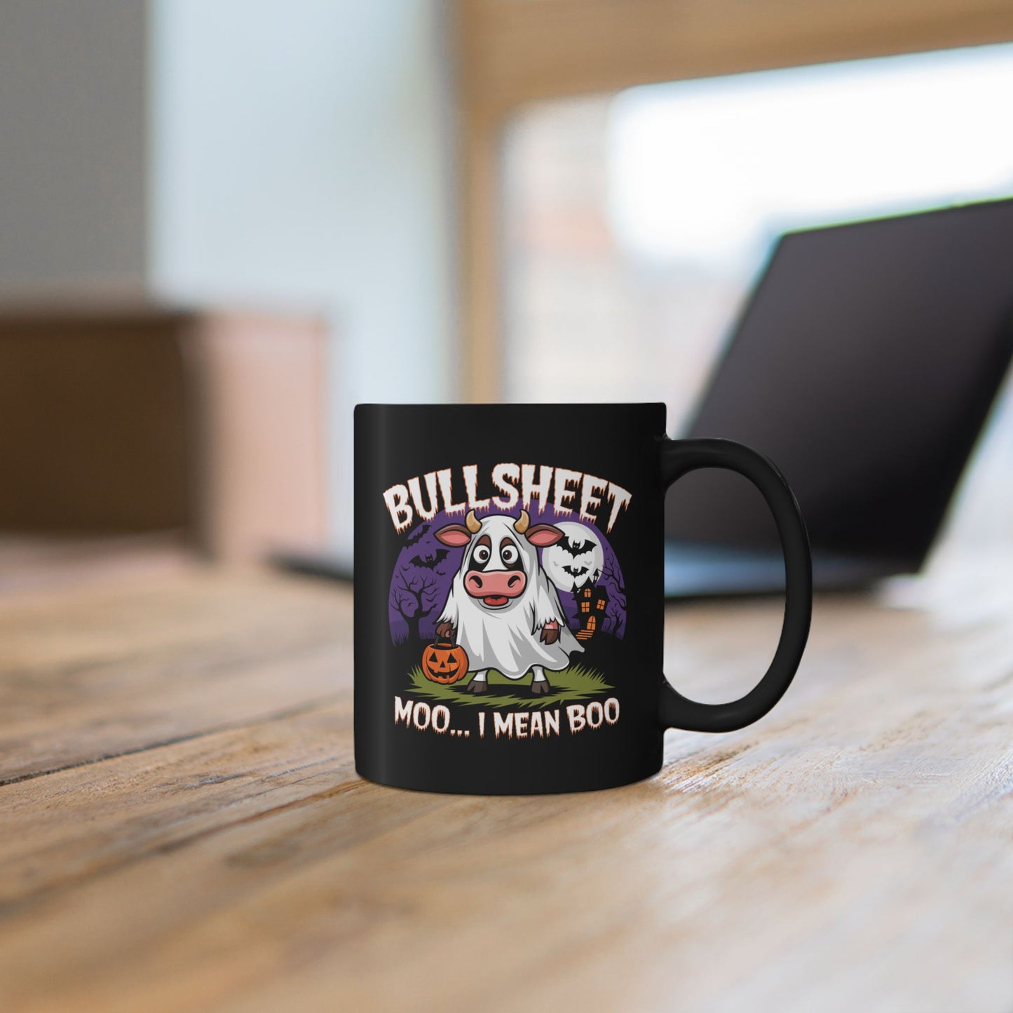 Halloween Mug - Bullsheet Moo...