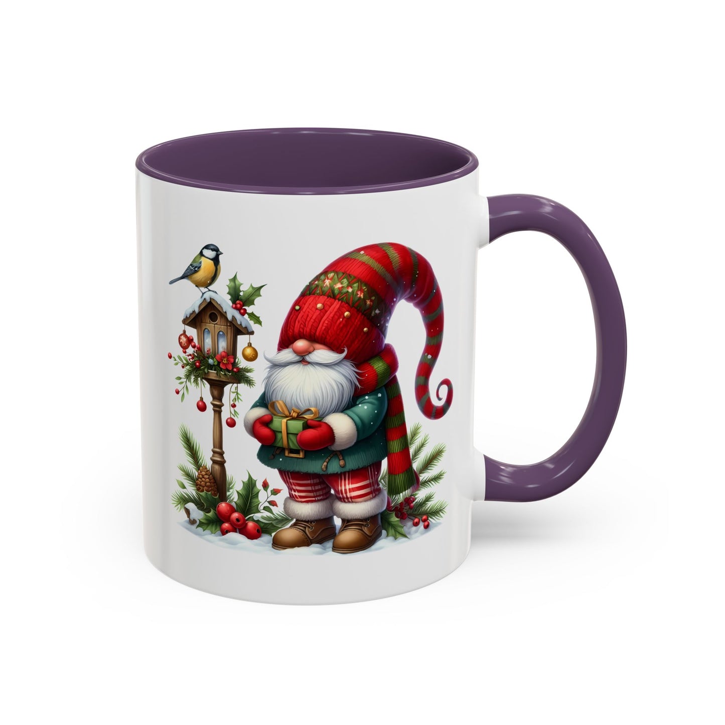 Christmas Mug - Gnome and Birdhouse