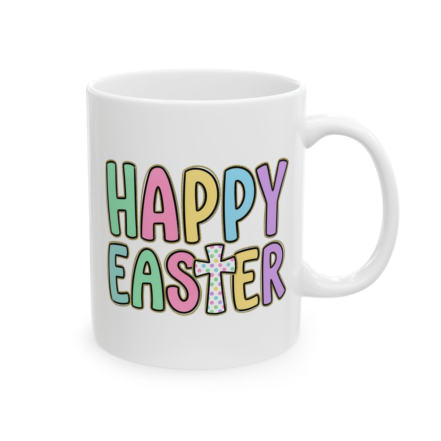 Easter Mug - Colorful Cross