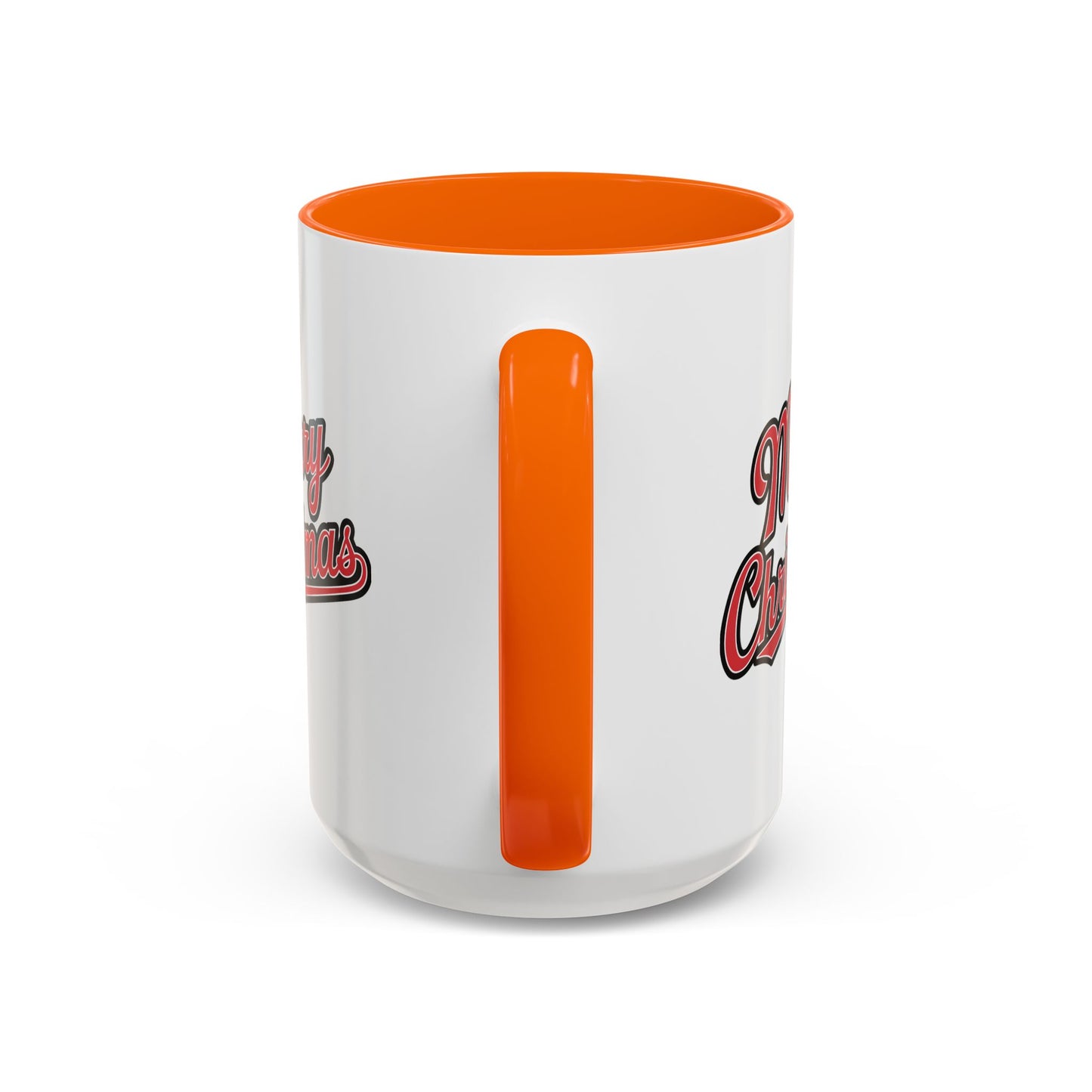 Christmas Mug - Merry Christmas Red & Black Baseball Text