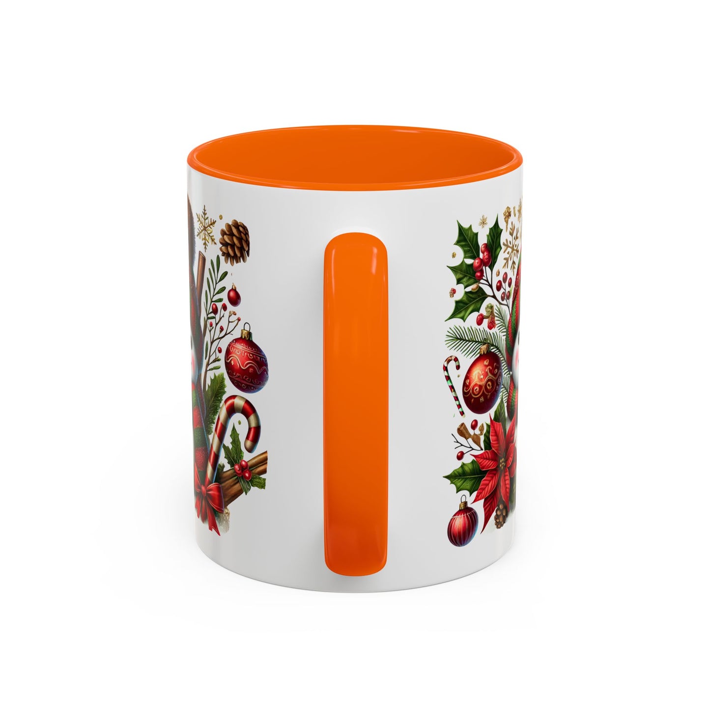 Christmas Mug - Red and Green Snowman