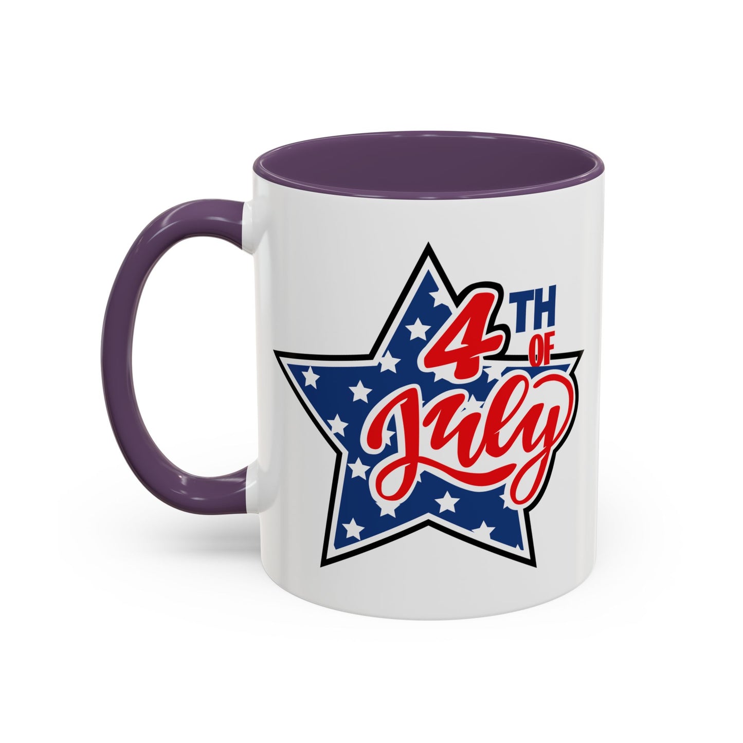 4th of July Mug - 4th of July Star Flag