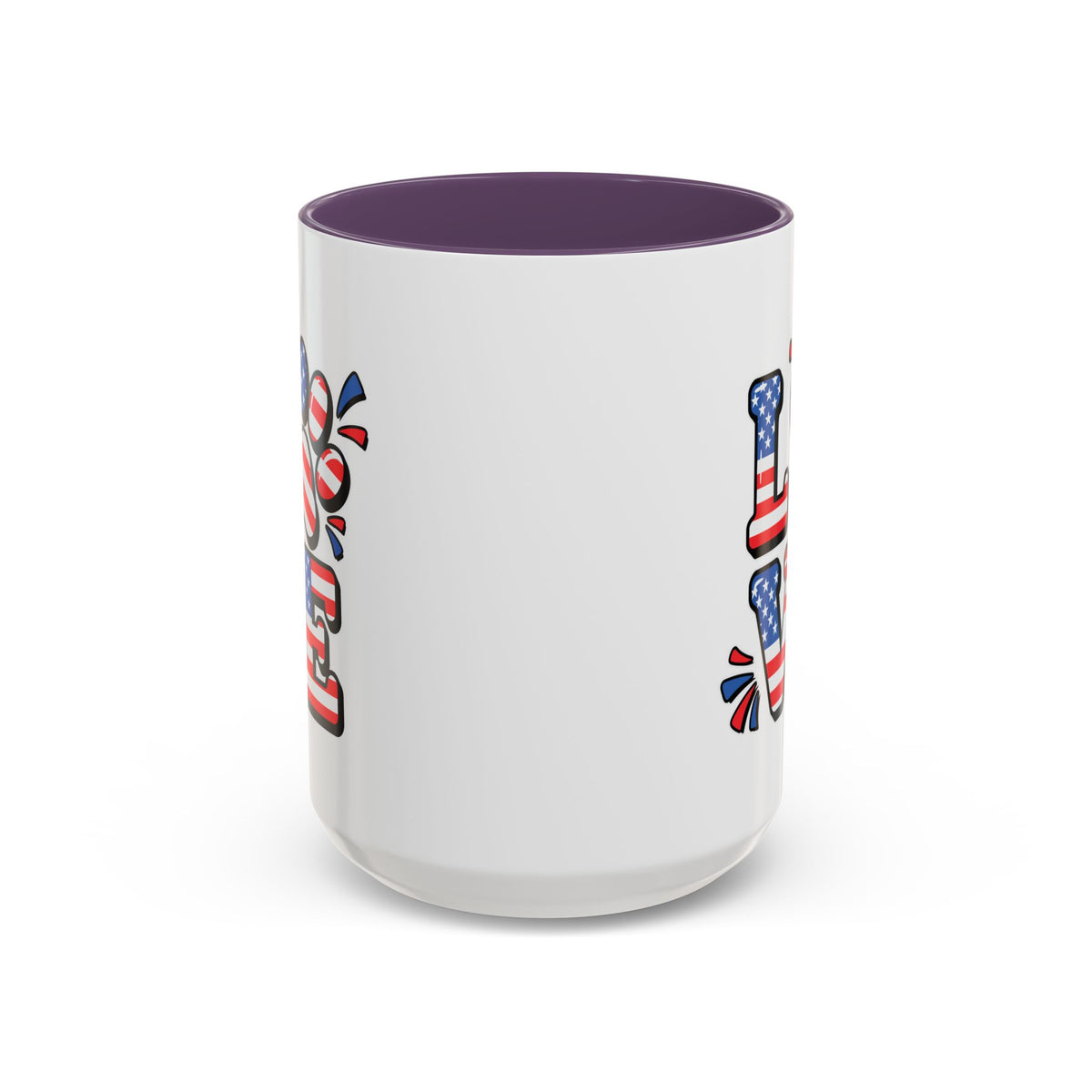 4th of July Mug - Animal Love USA Flag