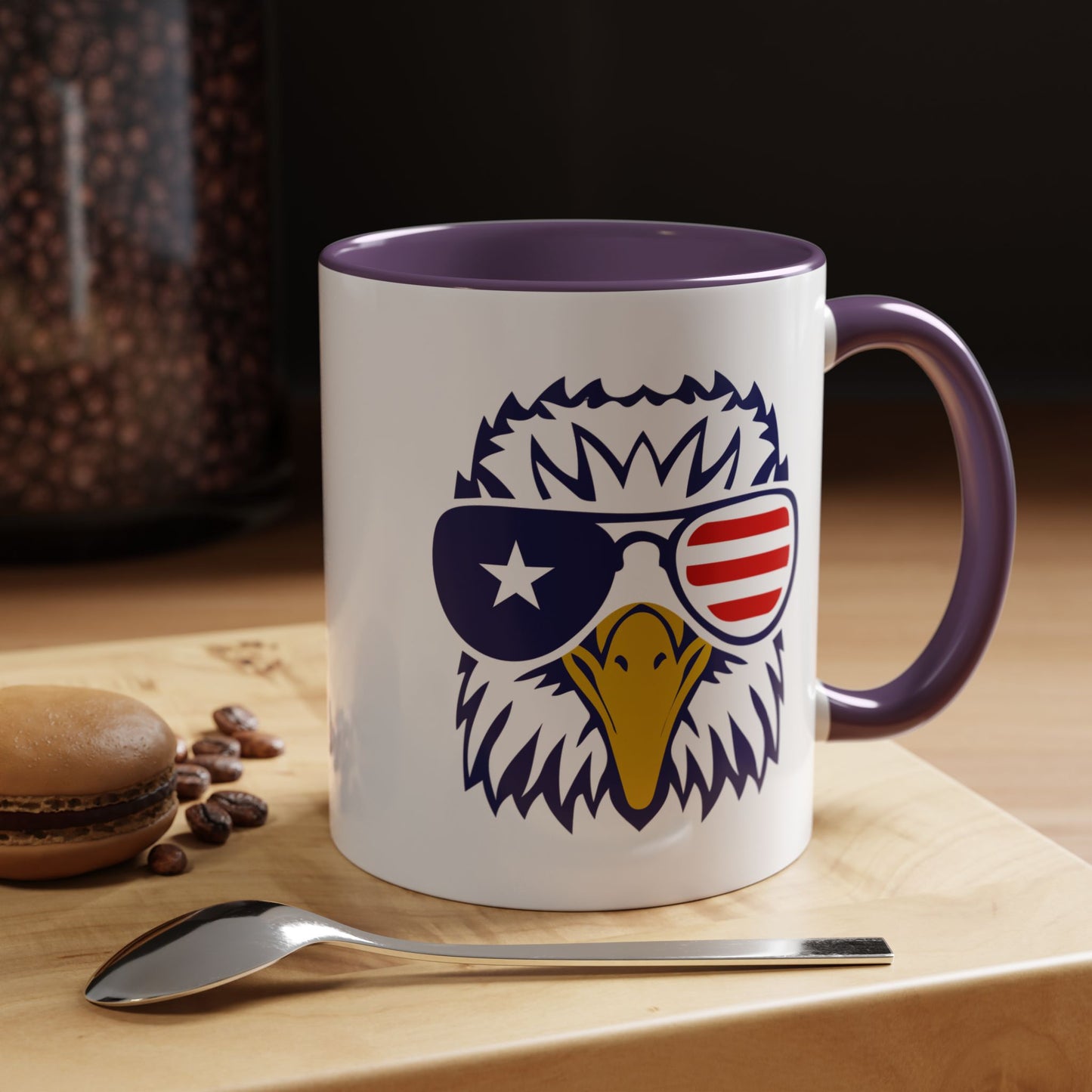 4th of July Mug - Cool American Eagle