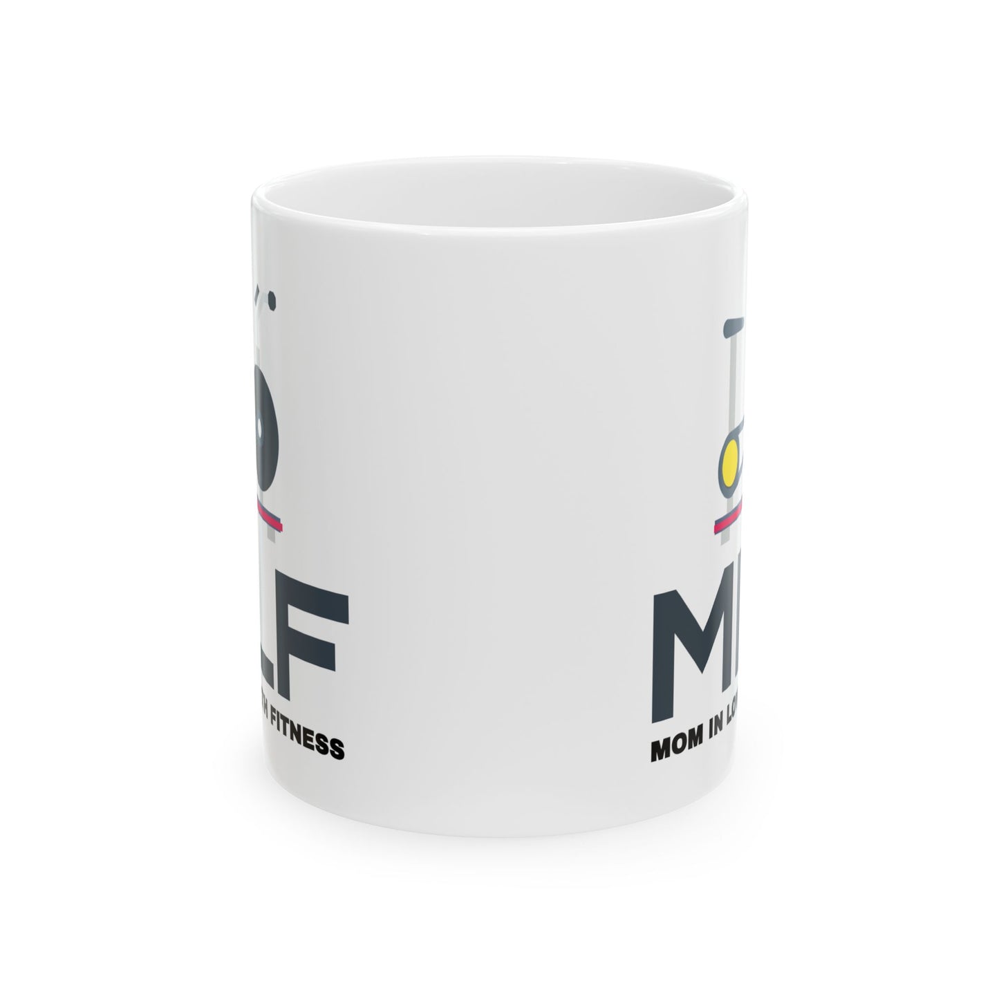 Adult Mug - Mom in Love with Fitness