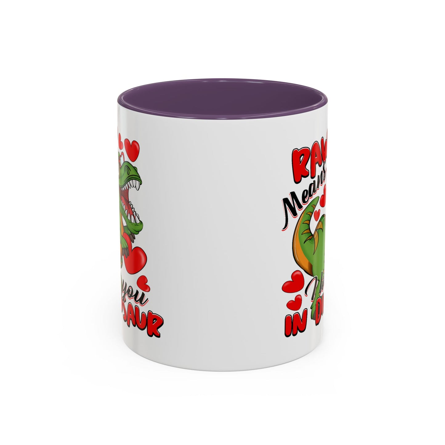 Anniversary Mug - Rawr Means I Love You