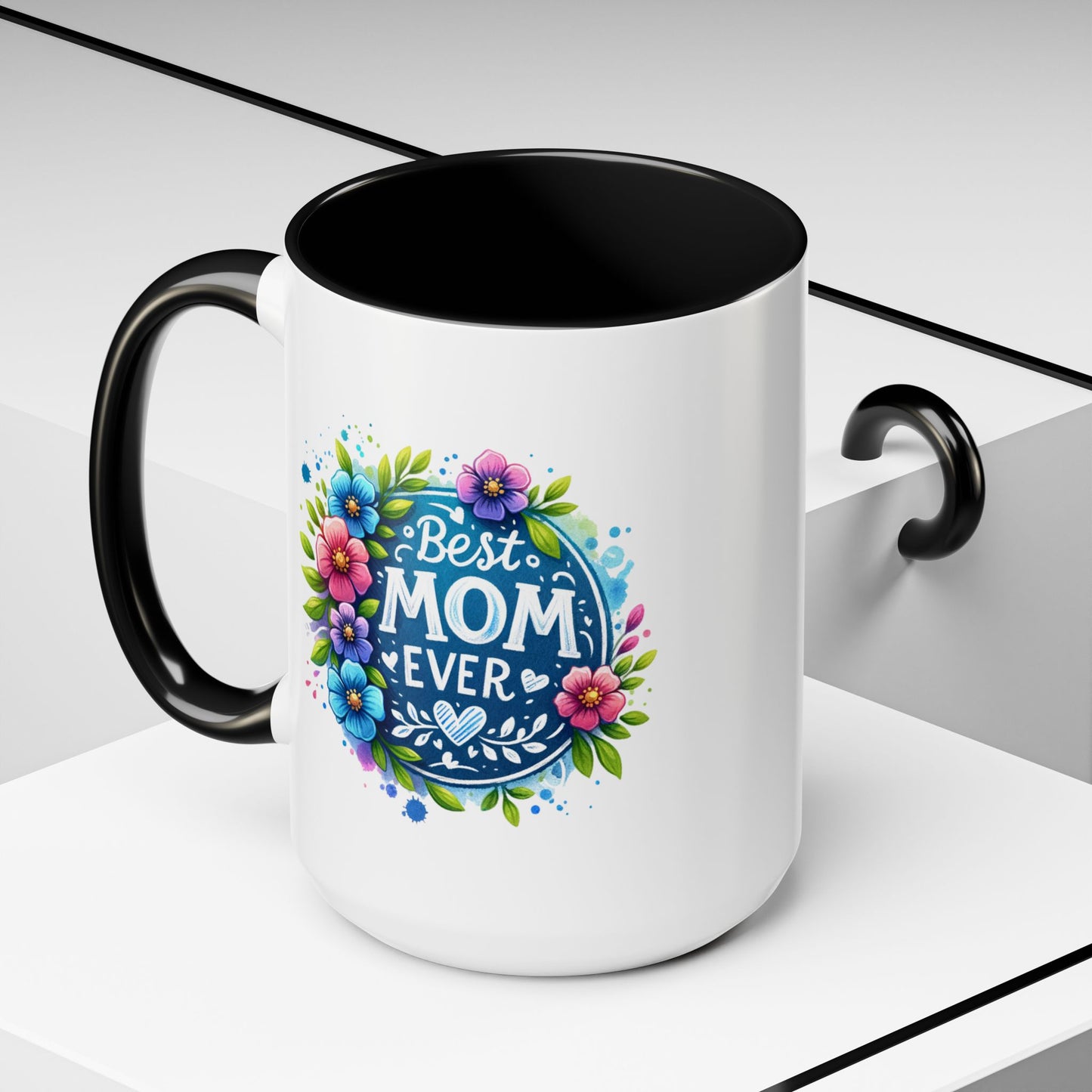 Mother's Day Mug - Best Mom Ever Floral