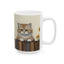 Artistic Mug - Felted Cat 2