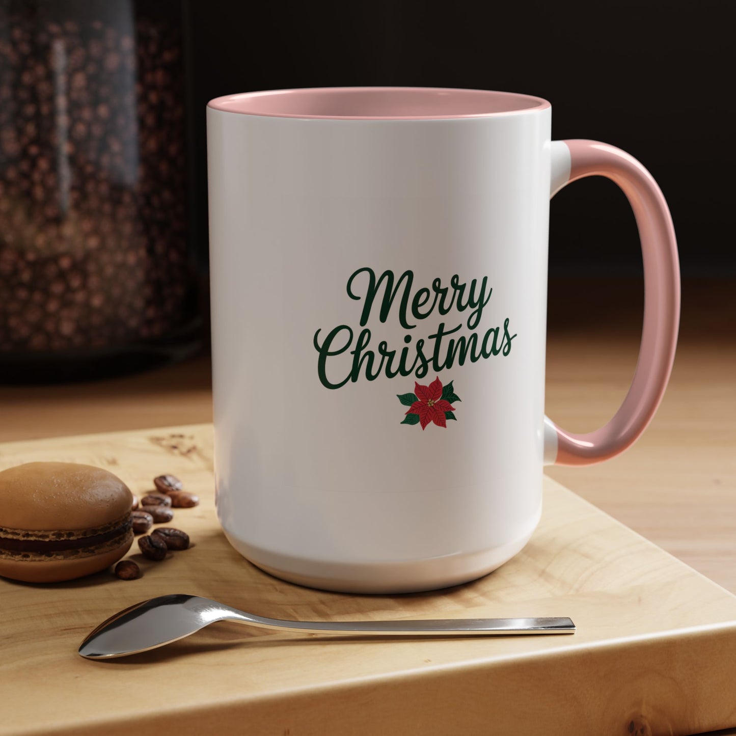 Christmas Mug - Merry Christmas Green Text