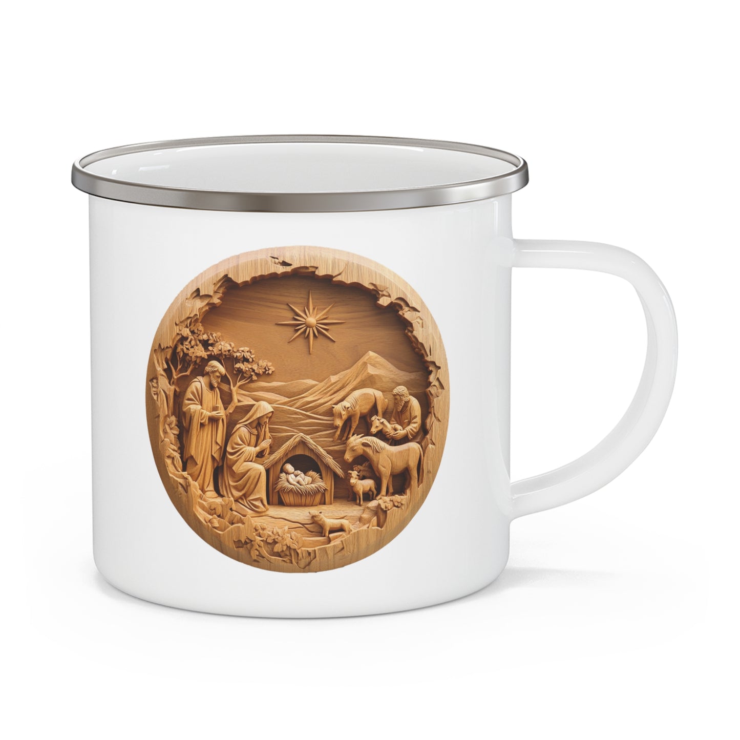 Christmas Mug - Christmas Jesus Birth Plaque