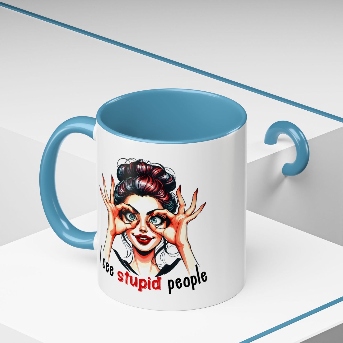 Adult Mug - I See Stupid People
