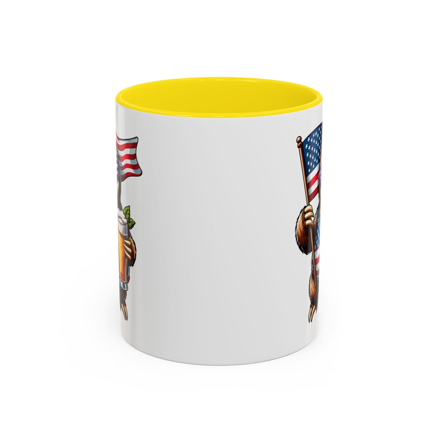 4th of July Mug - Merica Sloth