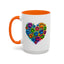 Animal Mug - Dog Paws Heart