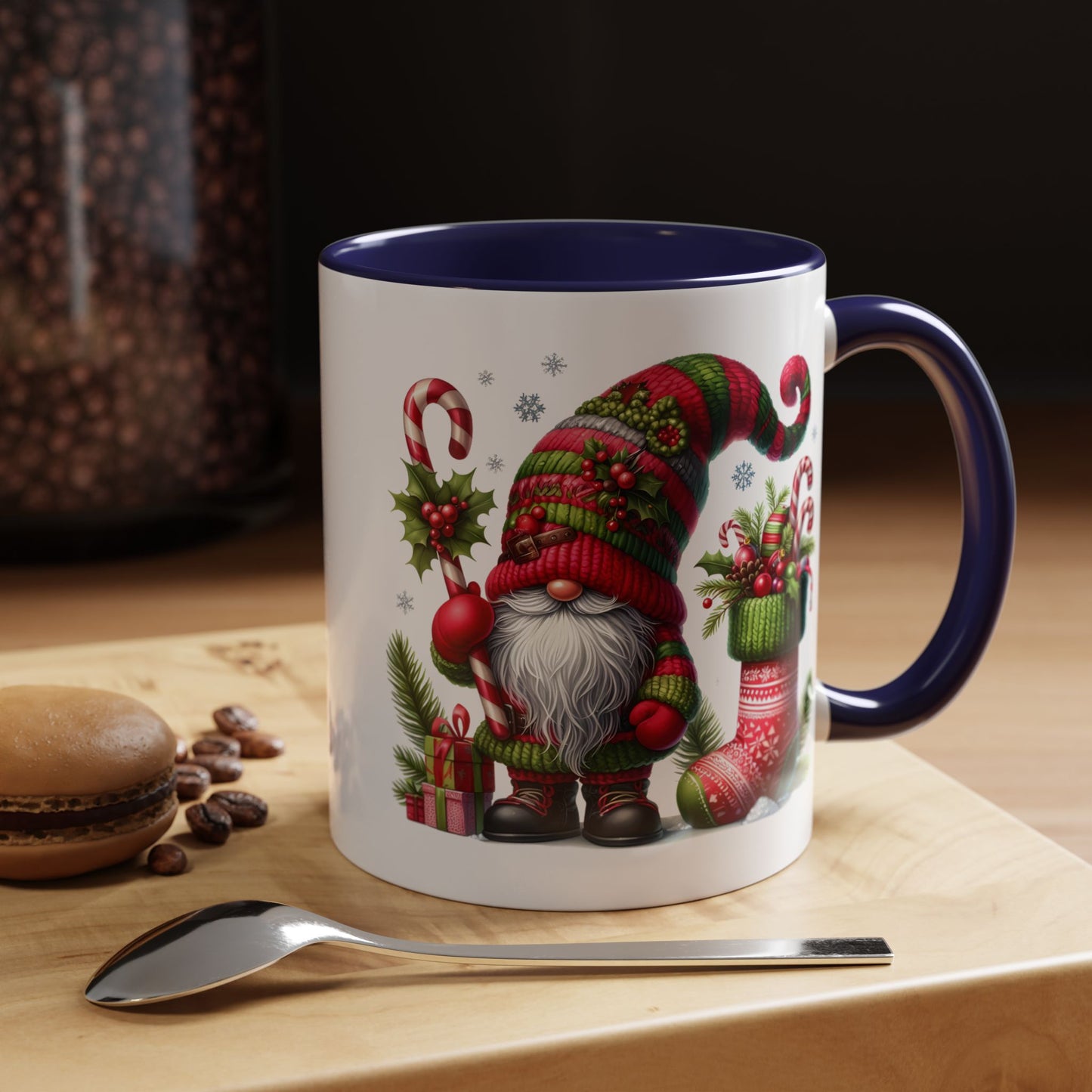Christmas Mug - Gnome and Christmas Stocking