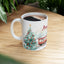 Christmas Mug - Merry Christmas Snowy Landscape Train