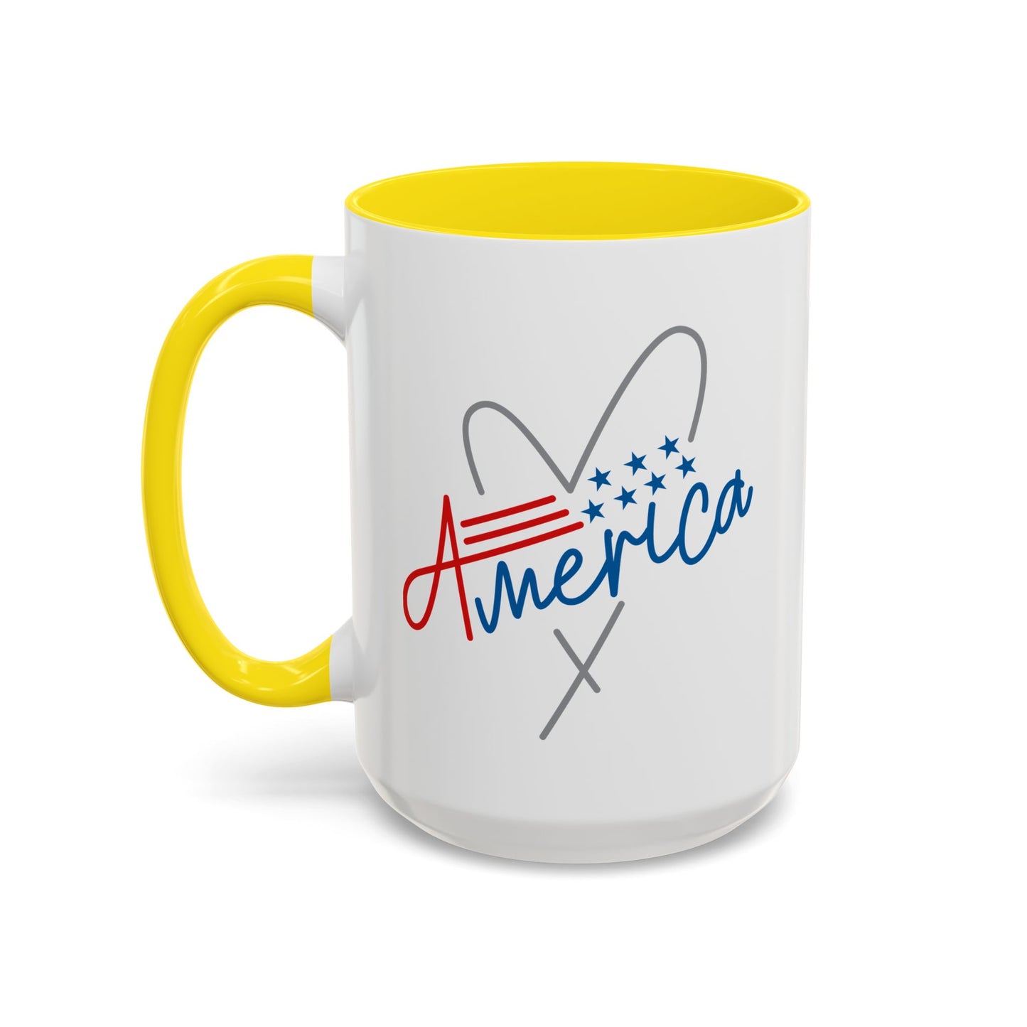 4th of July Mug - America Heart