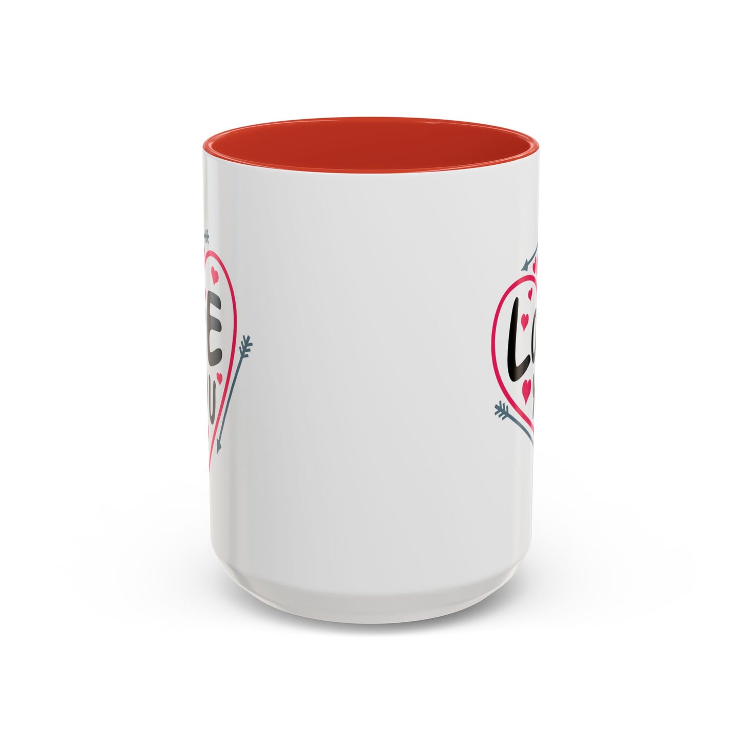 Valentine's Day Mug - Love You Heart Arrows